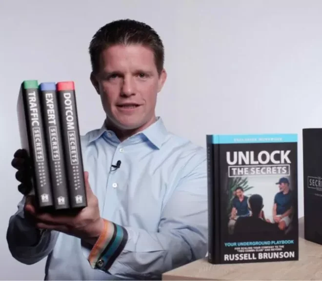 Trilogia Secrets de Russell Brunson: Vale a pena? Análise completa