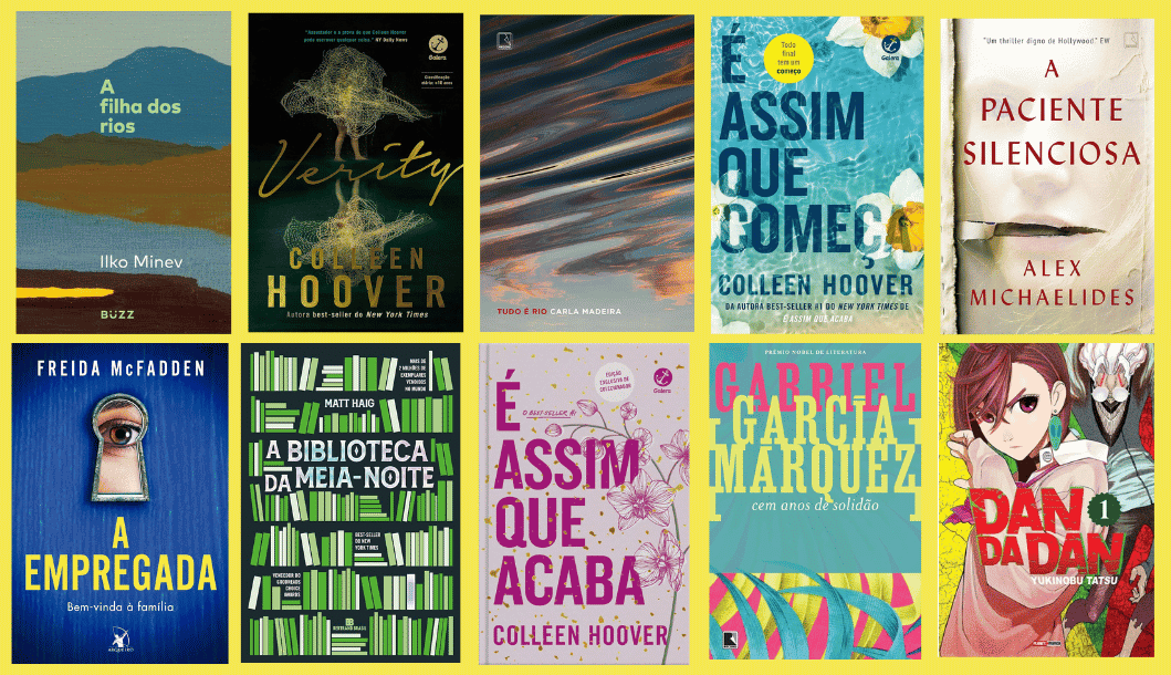 Os 10 Livros de Ficção Mais Vendidos de 2025 (Até Agora!)