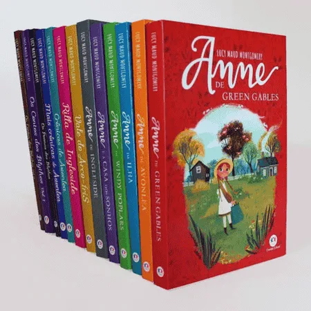 kit com Ordem dos Livros da Anne de green gables
