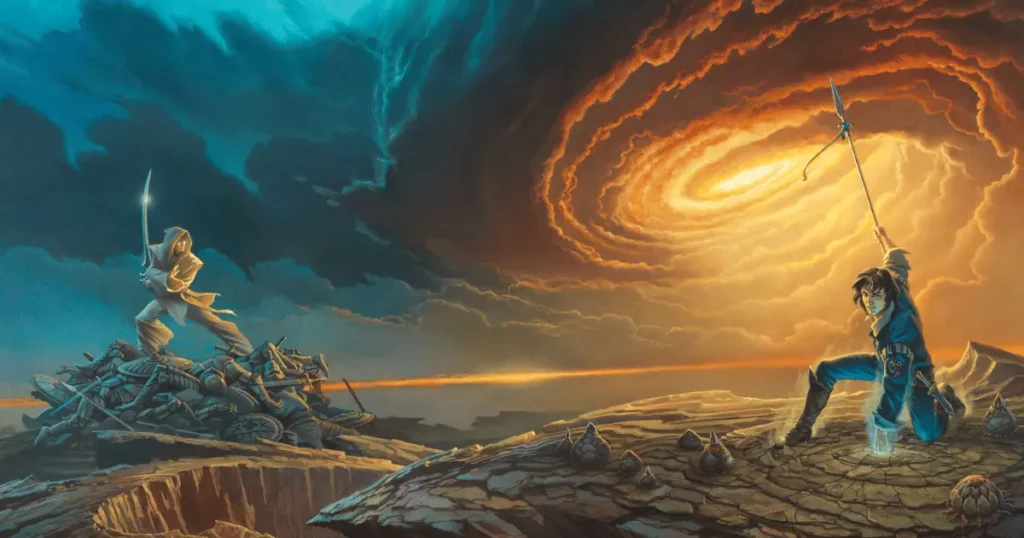 Capa de um dos livros de brandon sanderson "Palavras de Radiância'