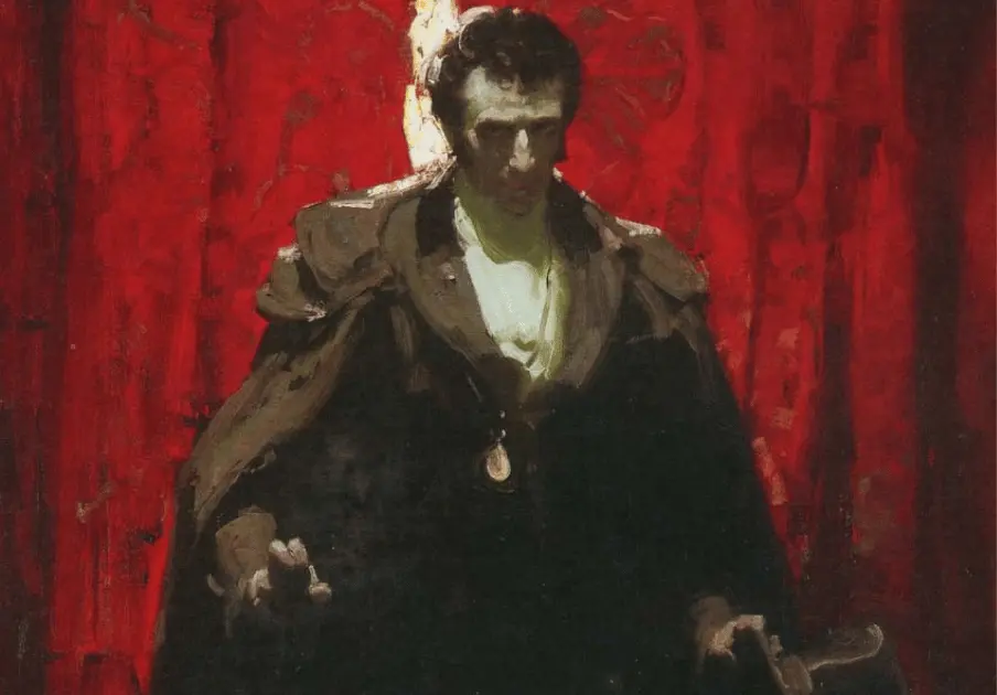 ilustração do personagem Edmond Dantès do livro O Conde de Monte Cristo