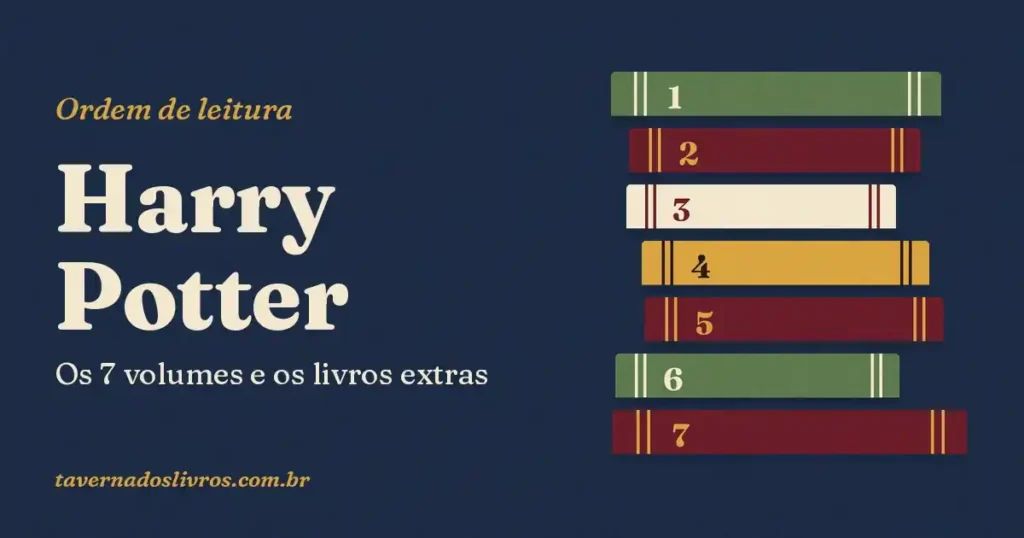 Ordem de leitura dos 7 livros de Harry Potter