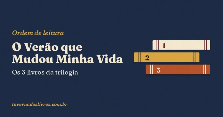 Ordem dos livros de O Verão que Mudou Minha Vida: os 3 livros
