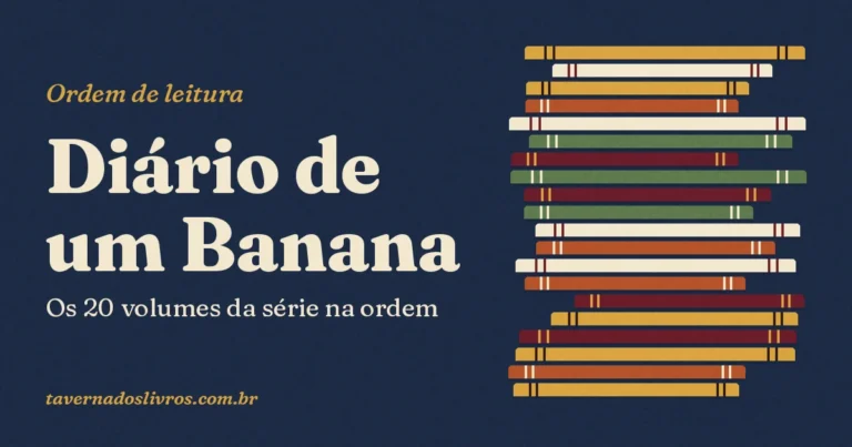 Ordem dos livros do Diário de um Banana: os 20 volumes da série